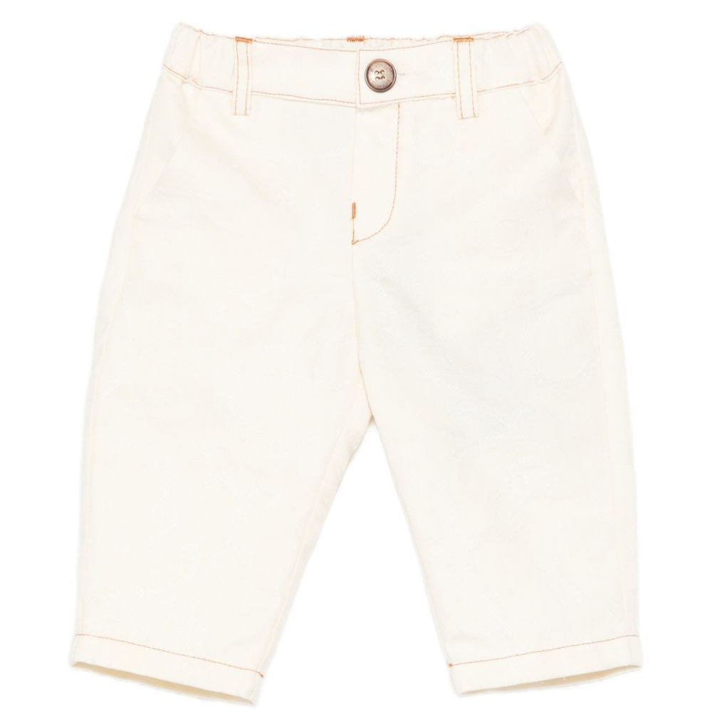 Shorts per neonato Etro Kids bianchi con ricamo logo sul retro GY6500 I0308 105 ETRO KIDS