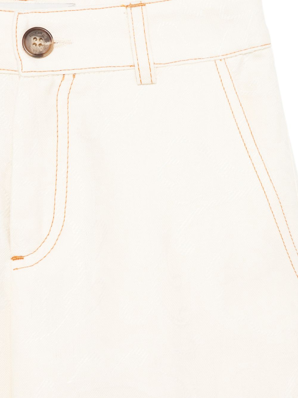 Pantaloni per bambina Etro Kids beige con bottoni GY6P10 I0308 105 ETRO KIDS