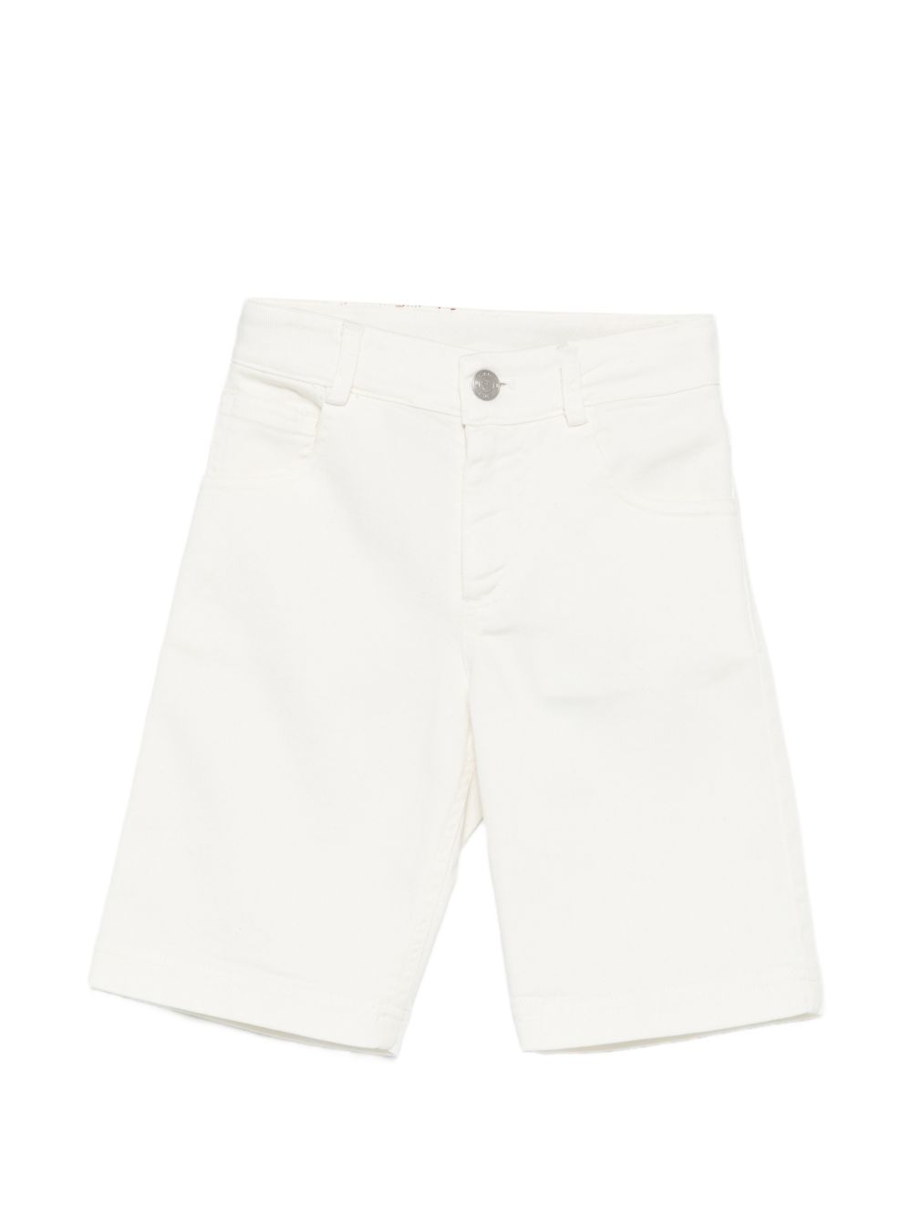 Shorts per bambino Etro Kids bianco con applicazione logo GY6P59 D0039 101 ETRO KIDS