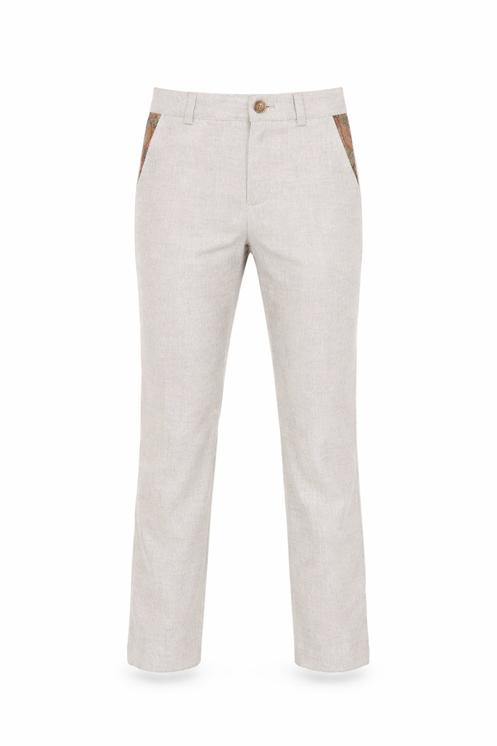 Pantaloni per bambino Etro Kids grigio con tasca con stampa paisley GY6P60 I0314 956 ETRO KIDS