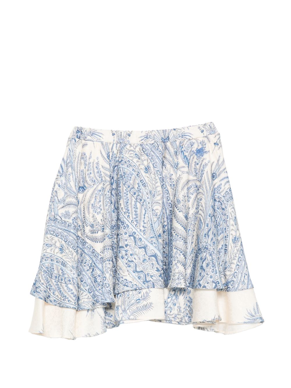 Gonna per bambina Etro Kids azzurra con stampa grafica Paisley GY7A10 S0221 106CE ETRO KIDS