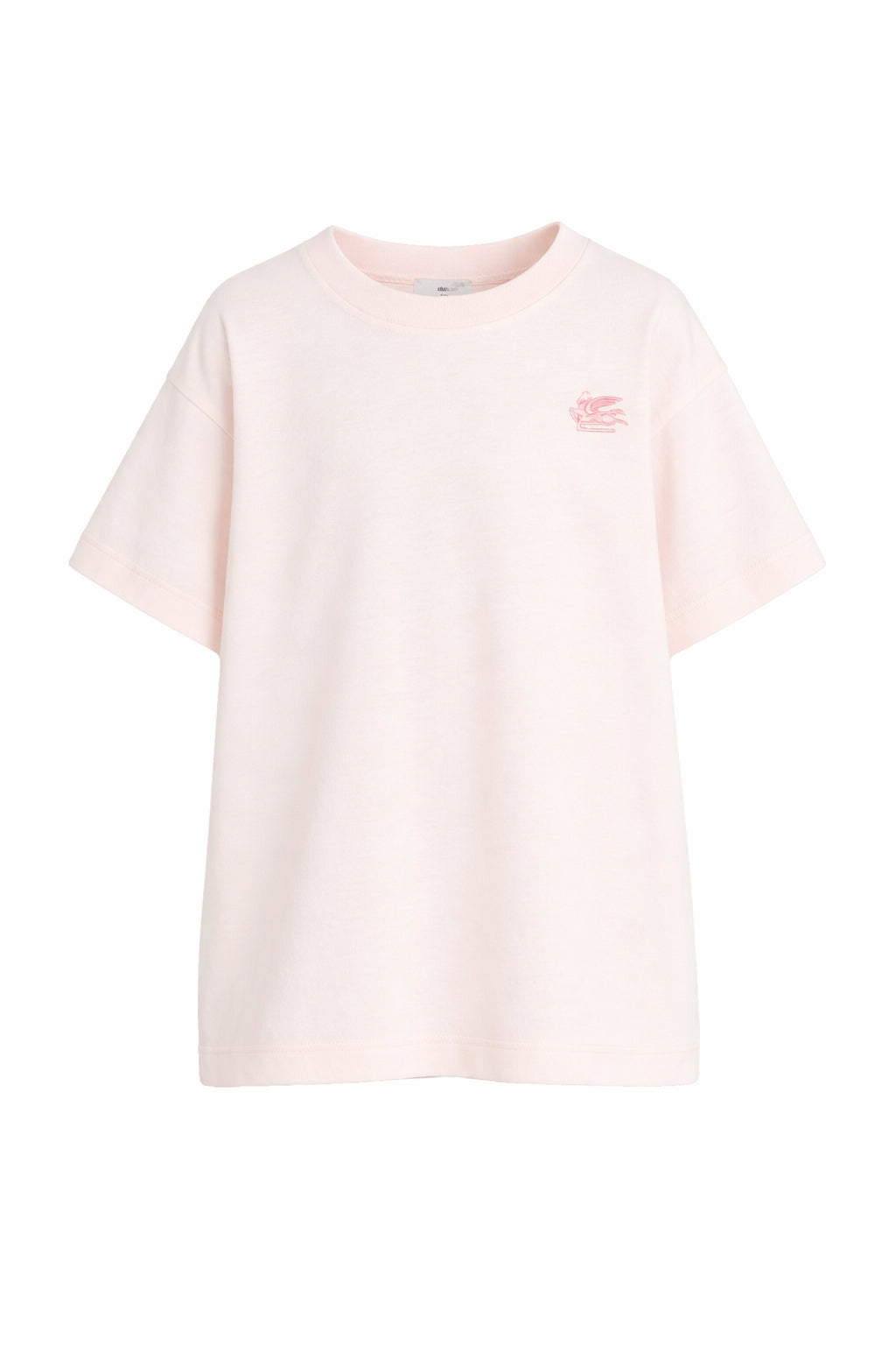 T-shirt per bambina Etro Kids rosa con logo ricamato GY8P91 Z3672 501 ETRO KIDS