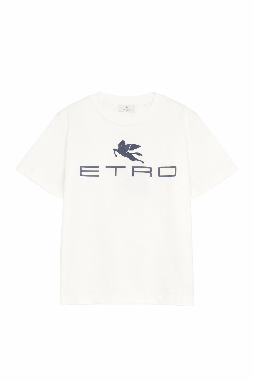 T-shirt per bambino Etro Kids beige con logo sul davanti GY8Q11 Z3672 102 ETRO KIDS