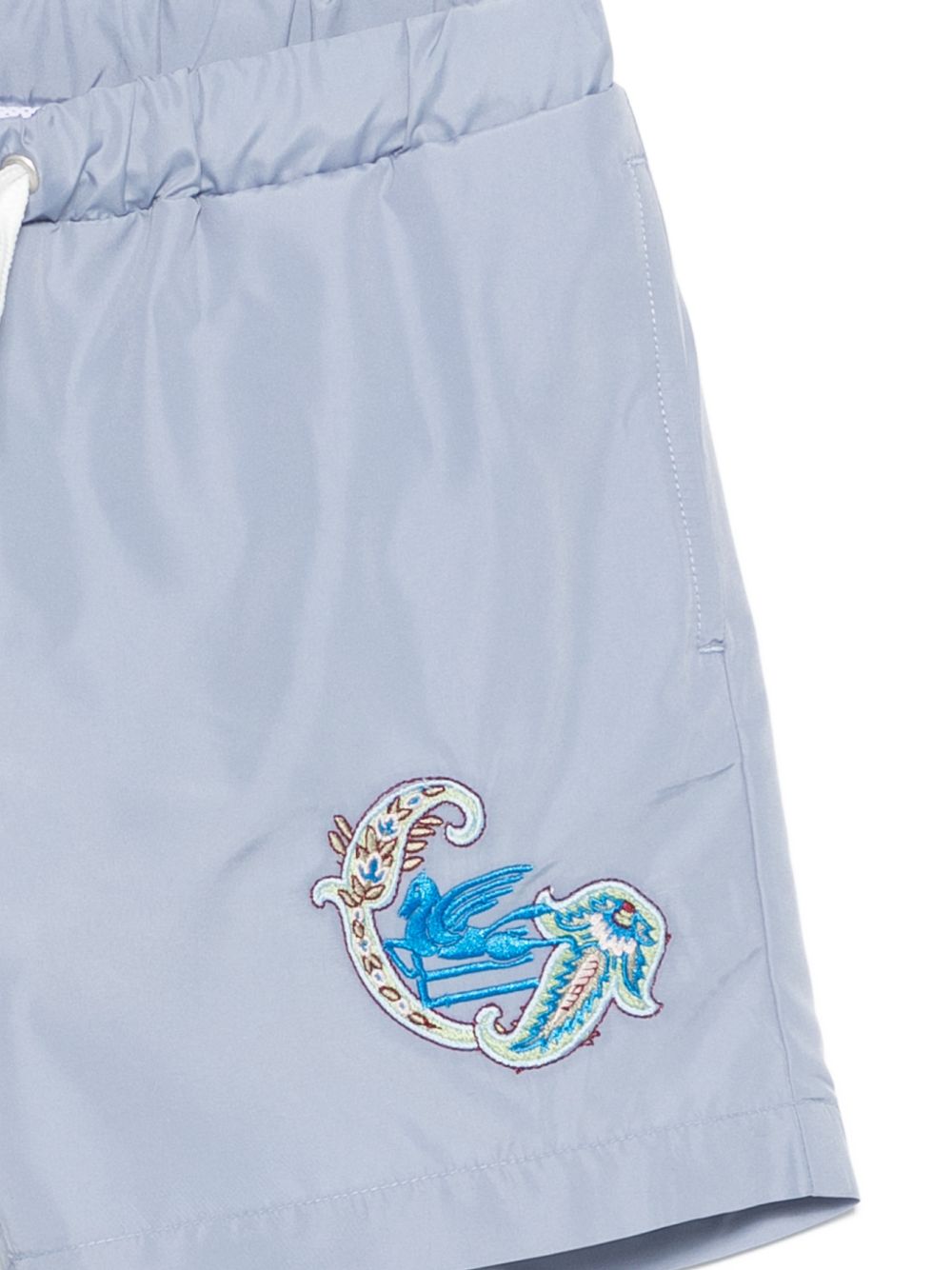 Costume da bagno per bambino Etro Kids azzurro con ricamo Pegaso GYCP09 N0325 603 ETRO KIDS
