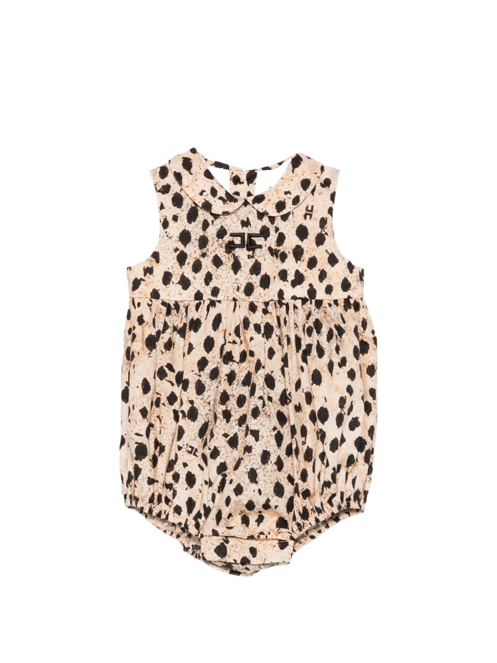 Tutine per neonata Elisabetta Franchi La Mia Bambina marrone a pois ENPG0600CAE07 D640 ElISABETTA FRANCHI KIDS