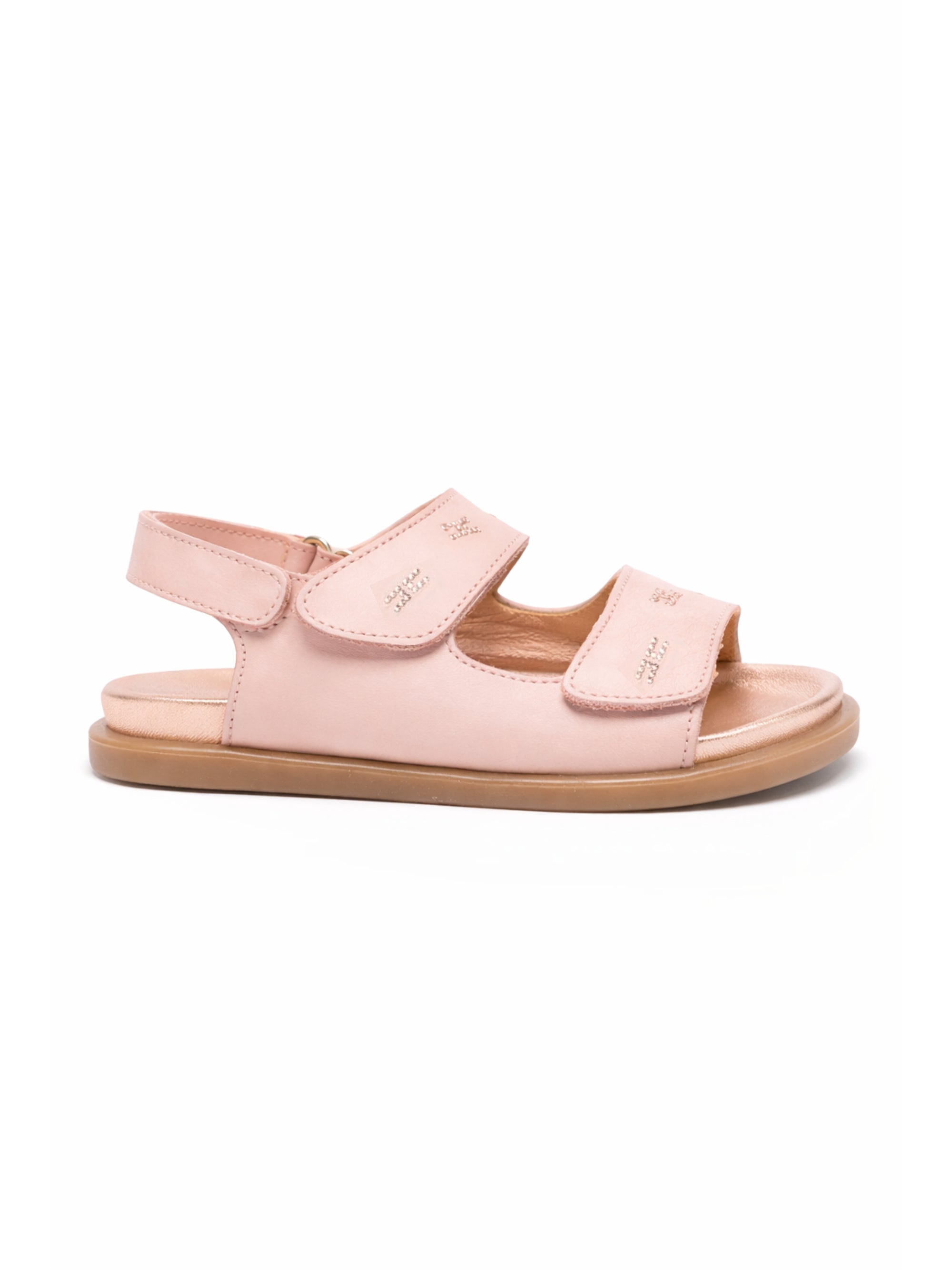 Sandali per bambina Elisabetta Franchi La Mia Bambina rosa con applicazione logo F1A2E0554023 9325 ElISABETTA FRANCHI KIDS