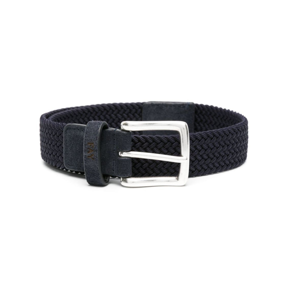 Cintura per bambino Fay Kids blu notte design intrecciato FU0P51 Z2207 620 FAY KIDS