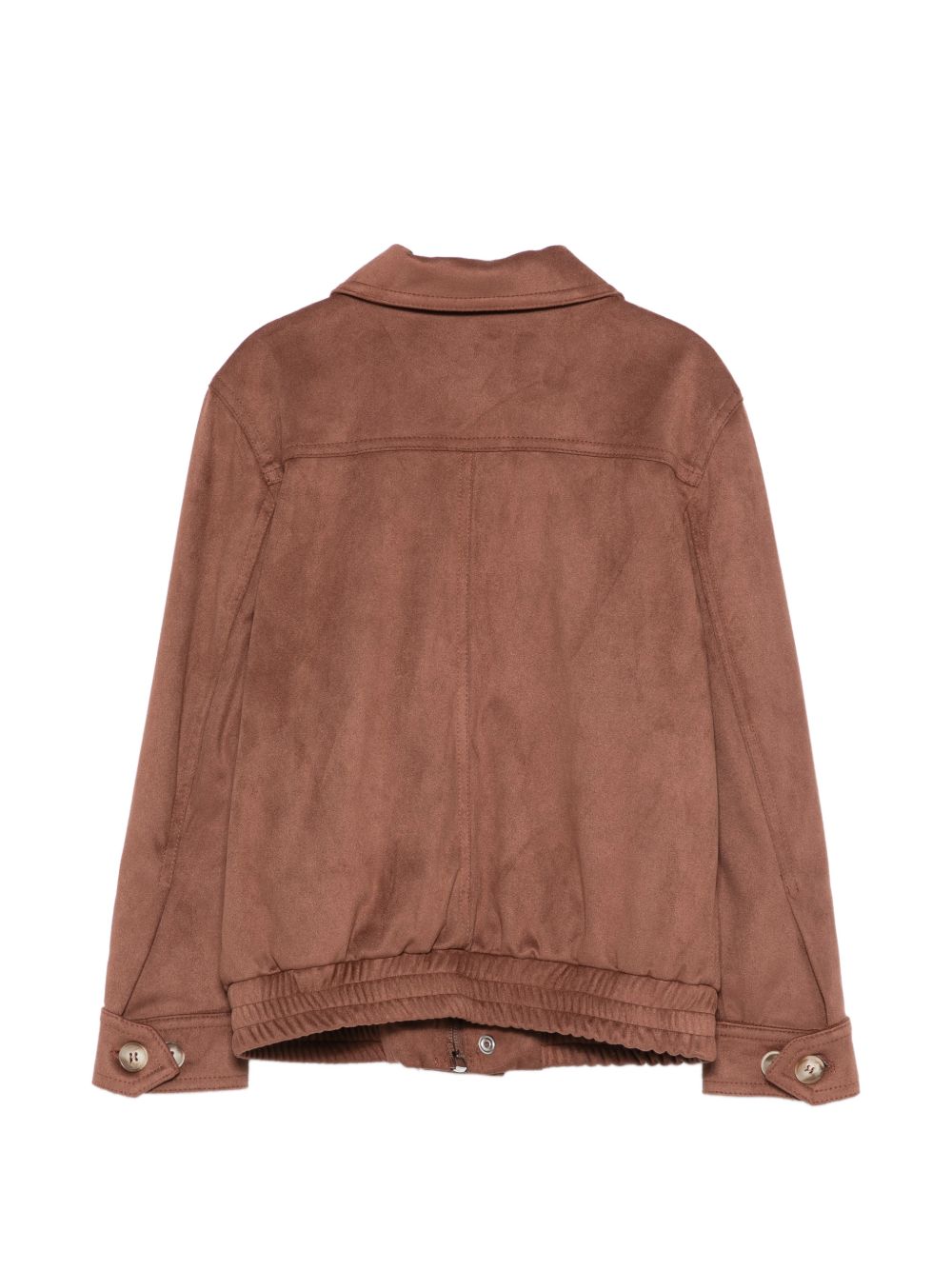 Giubbino per bambino Fay Kids marrone con colletto a punta FY2P27 H0075 310 FAY KIDS
