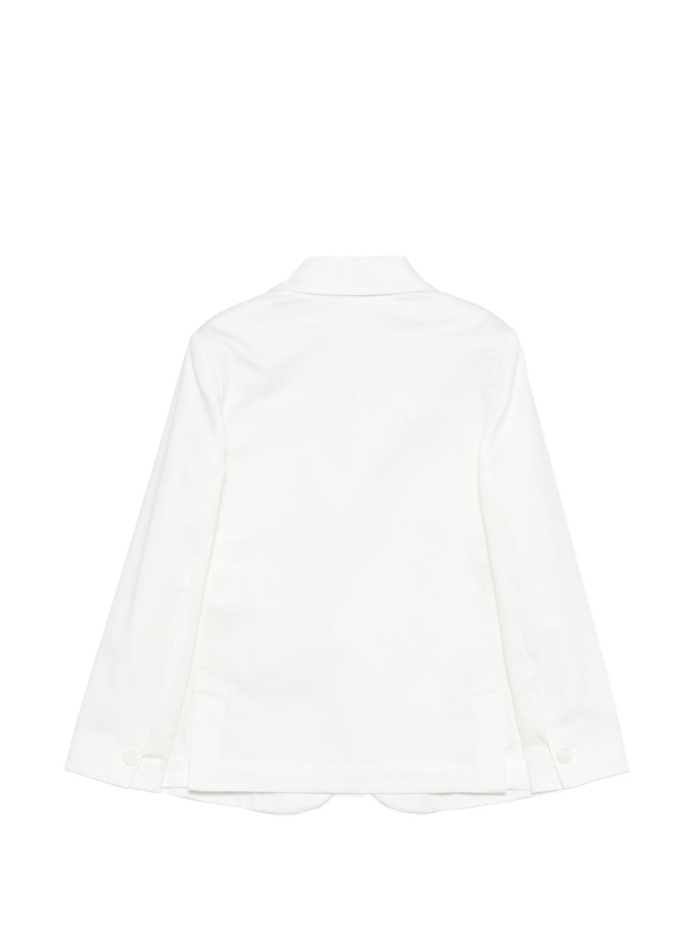Blazer per bambino Fay Kids bianco con tasche anteriori con patta FY2Q04 G0019 101 FAY KIDS