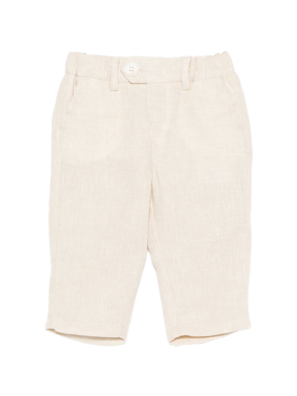 Pantaloni per neonato Fay Kids beige con passanti per cintura FY6500 I0318 109 FAY KIDS