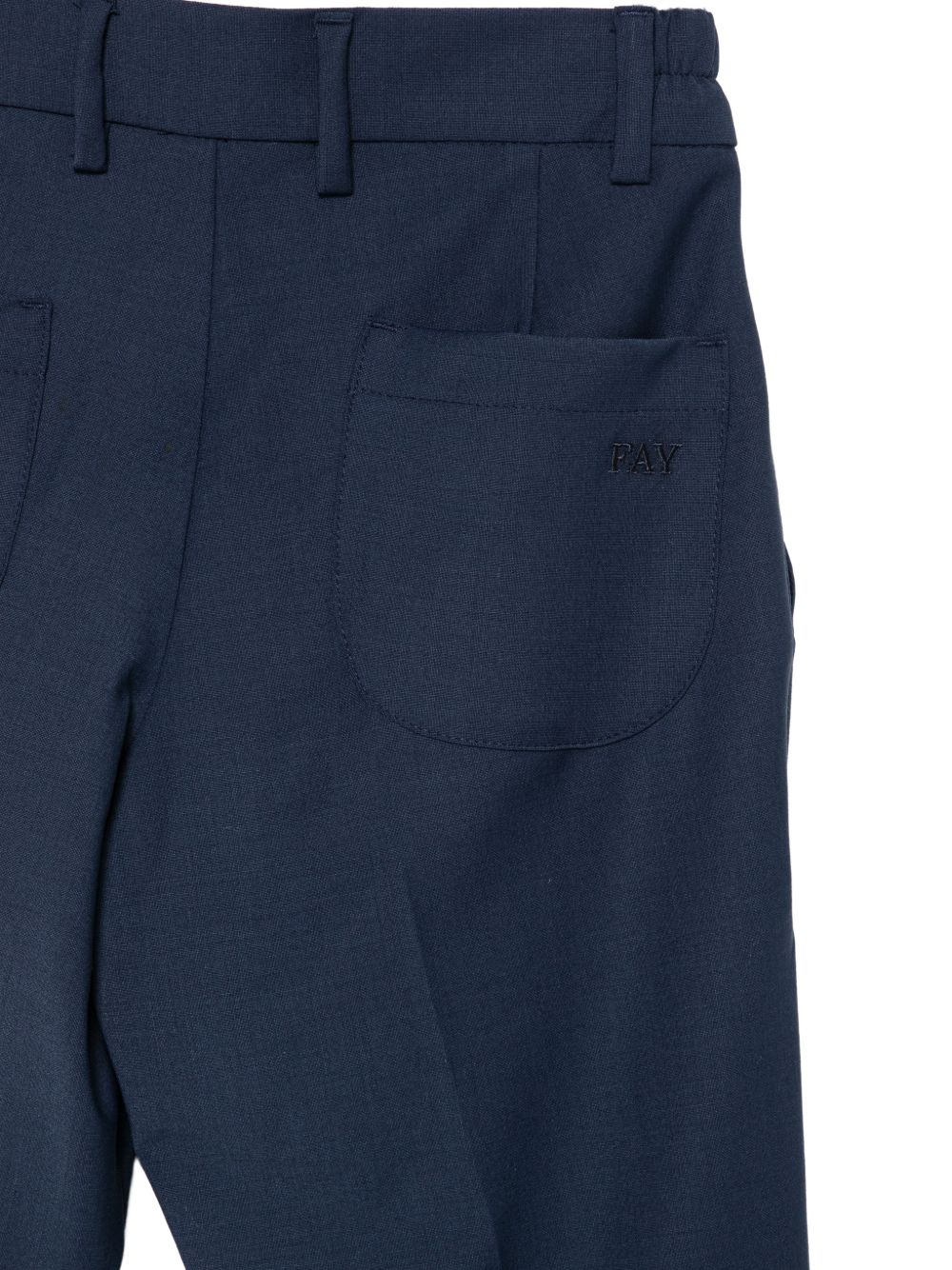 Pantaloni per bambino Fay Kids blu con passanti per cintura FY6P21 I0315 620 FAY KIDS
