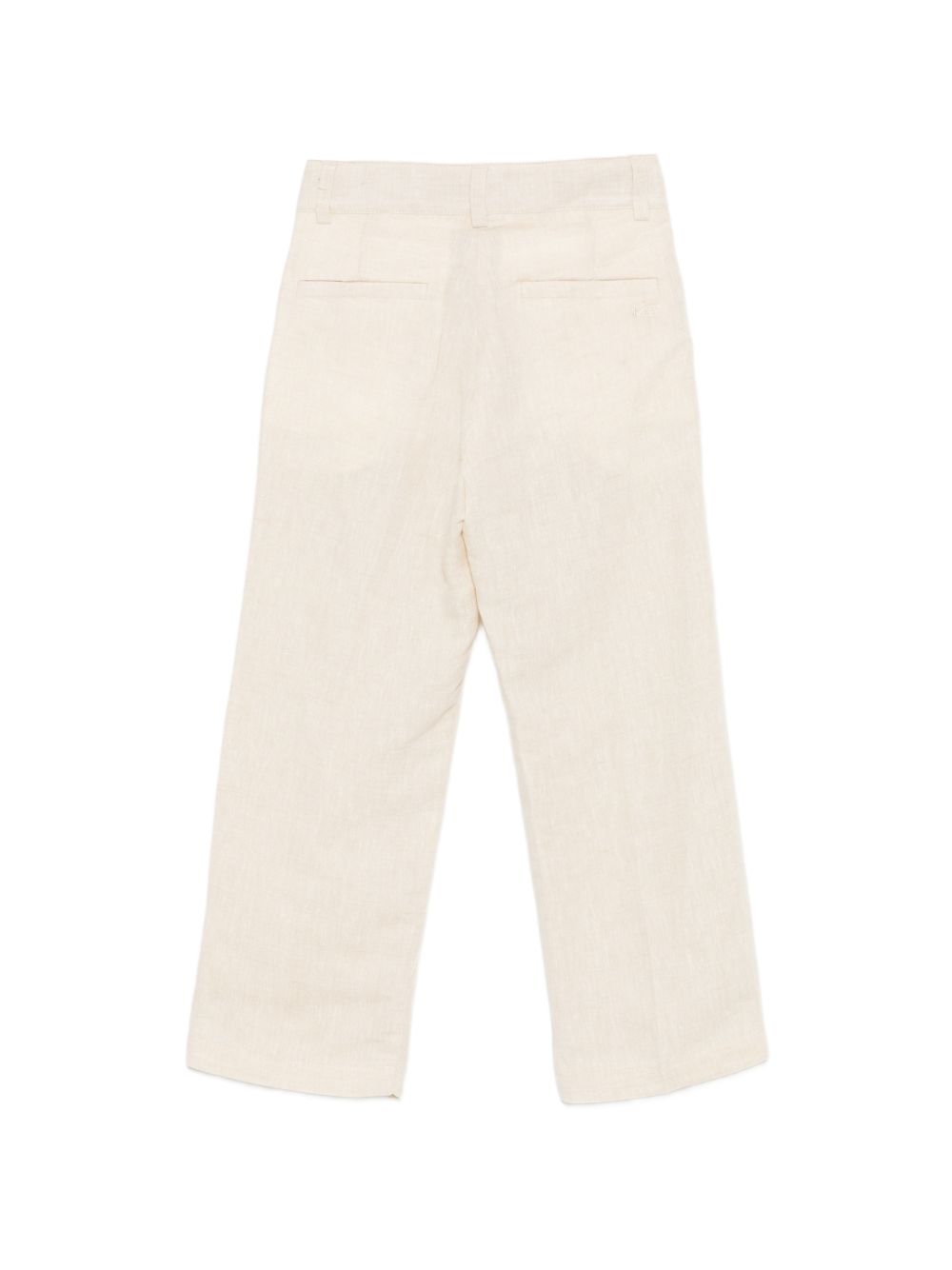 Pantaloni per bambino Fay Kids beige con logo ricamato sul retro FY6P50 I0318 109 FAY KIDS
