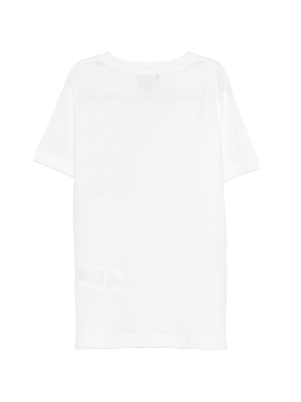 T-shirt per bambino Fay Kids bianca con dettaglio logo colorato FY8P61 Z3708 101AR FAY KIDS