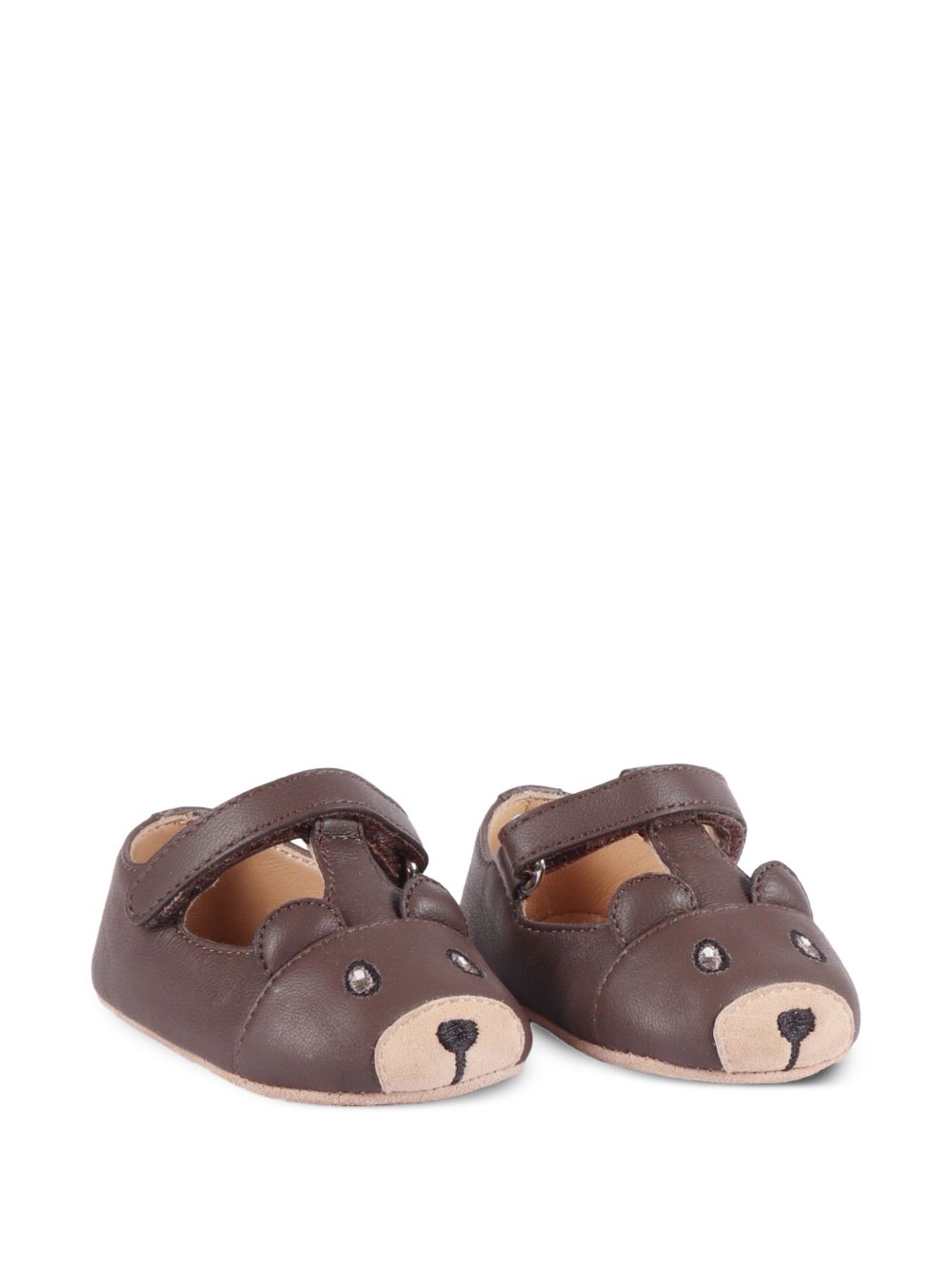 Sneakers per neonati Fendi Kids marroni con disegno Orso BUR574 XWK F1V9W FENDI KIDS