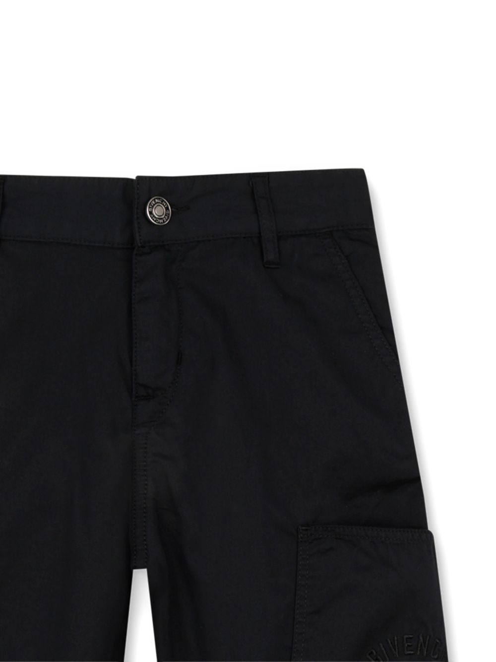 Pantaloni per bambino Givenchy Kids nero con logo H31093 09B GIVENCHY KIDS