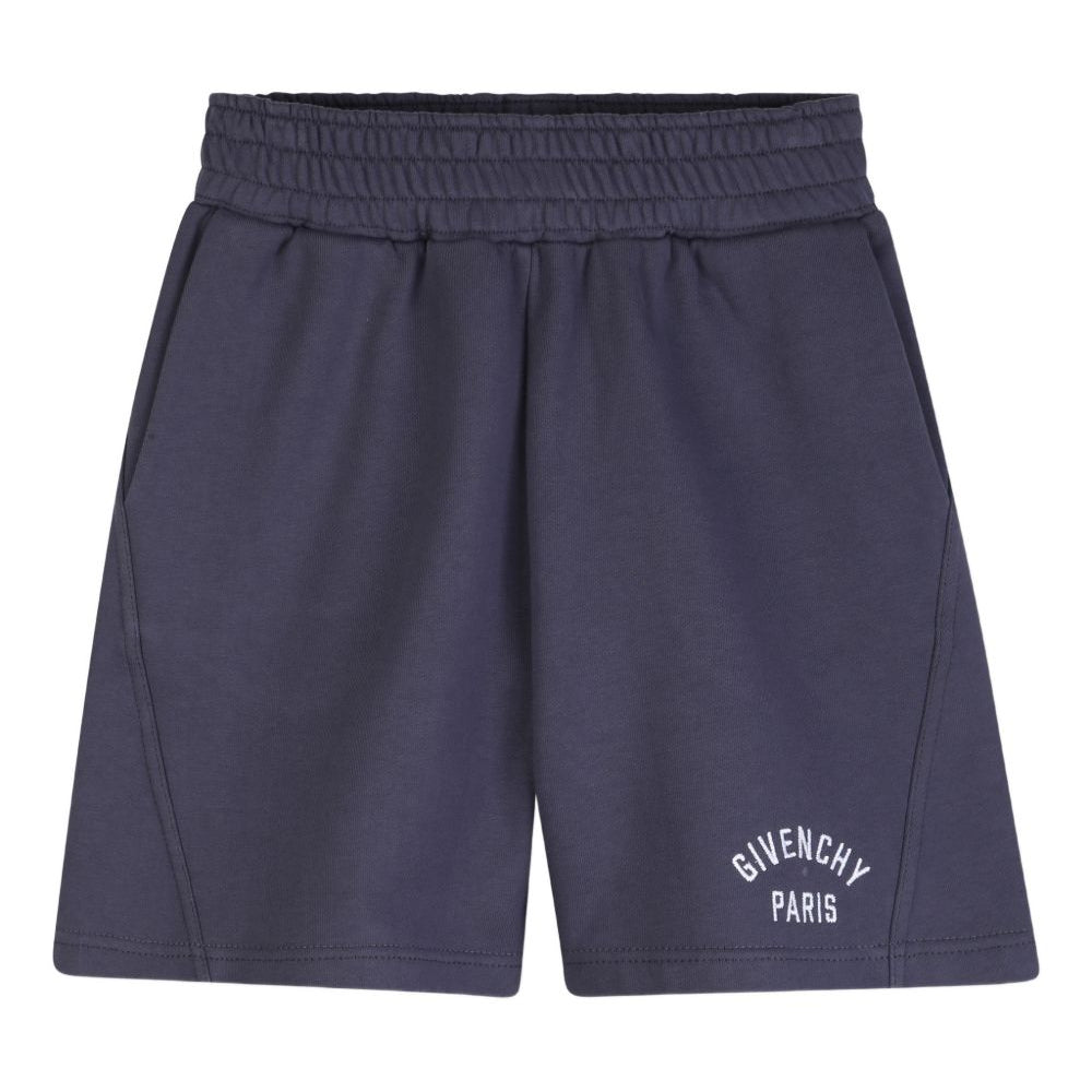 Shorts da bambino Givenchy Kids grigio scuro con cuciture laterali H31100 061 GIVENCHY KIDS