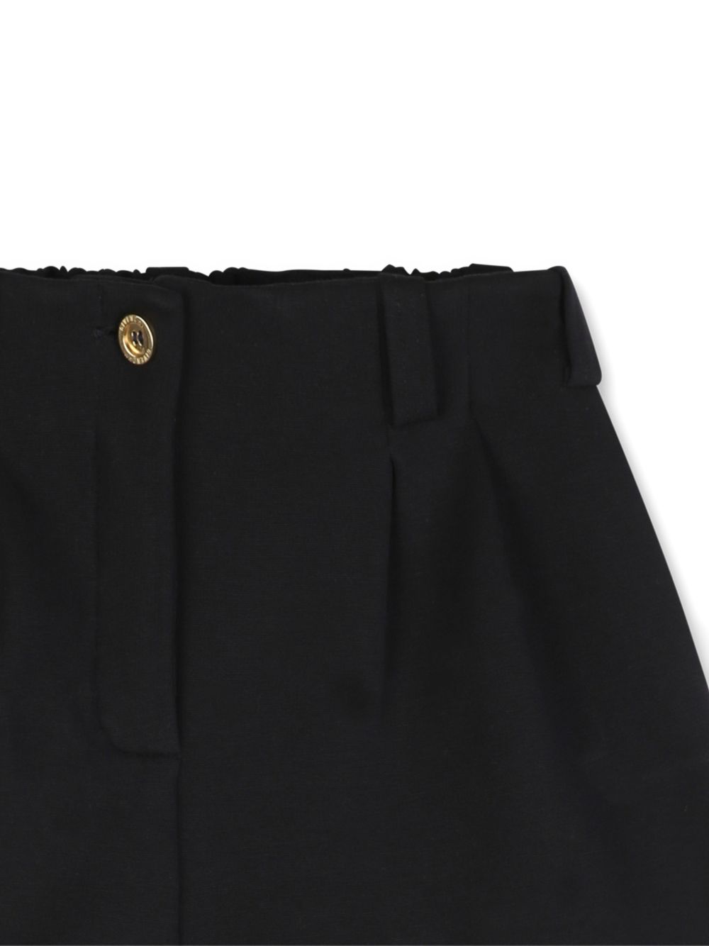 Shorts per bambina Givenchy Kids nero con passanti per cintura H31162 09B GIVENCHY KIDS