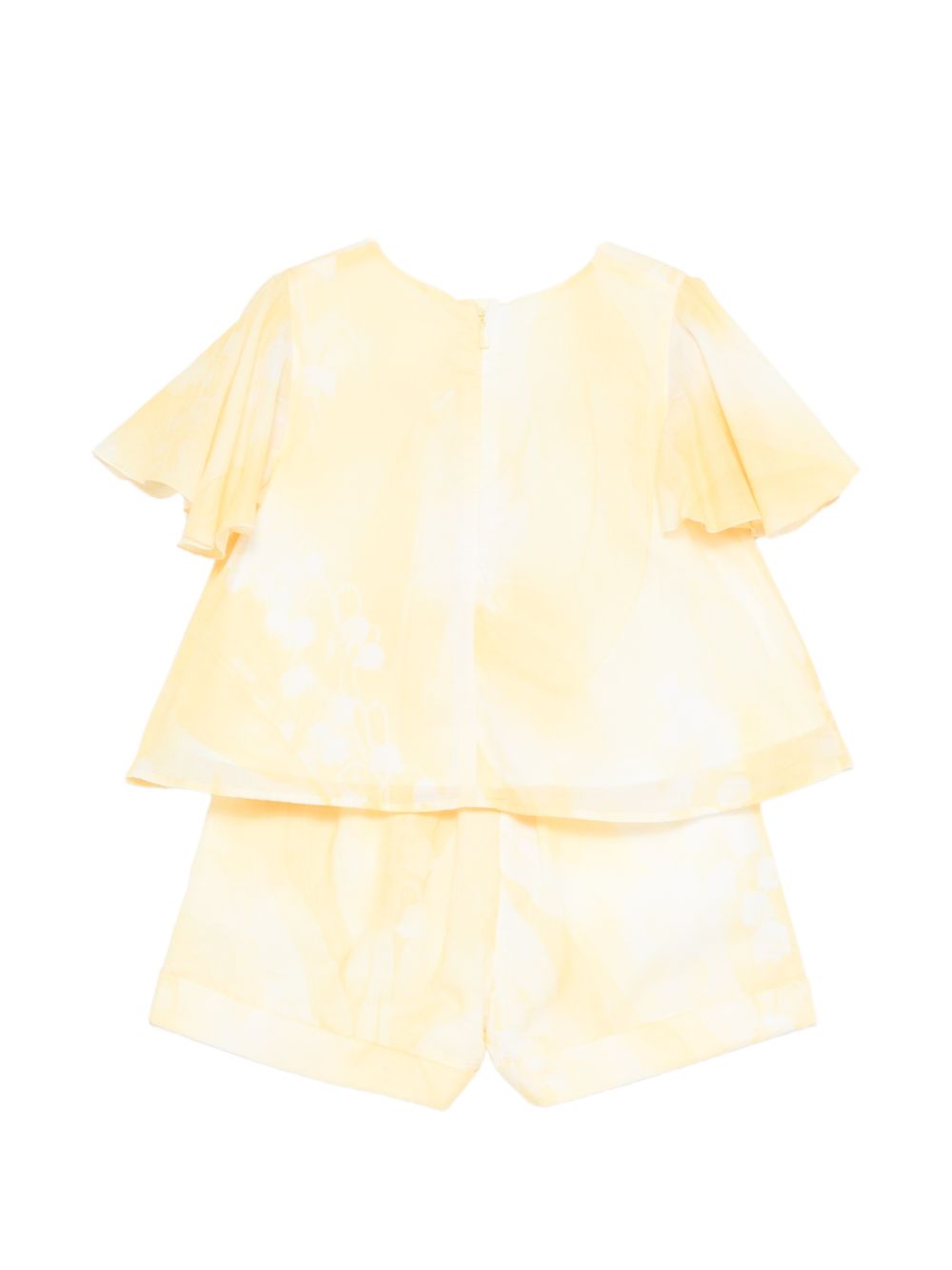 Set due pezzi Givenchy Kids giallo con logo ricamato H31259 524 GIVENCHY KIDS
