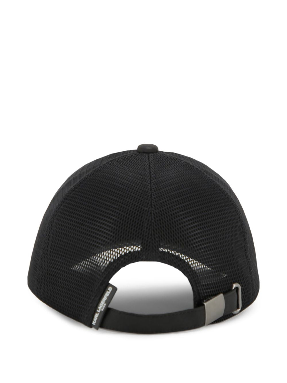 Berretto per bambini Karl Lagerfeld Kids nero con pannelli a rete Z31226 09B KARL LAGERFELD KIDS