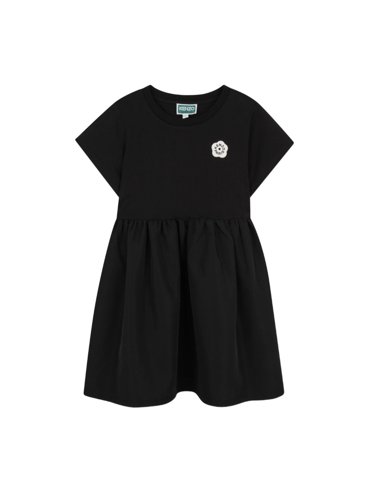 Abito per bambina Kenzo Kids nero con vita elasticizzata K61781 09B KENZO KIDS