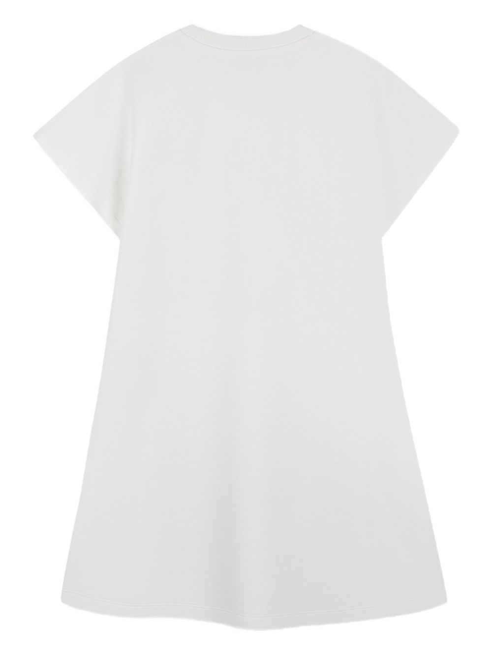 Abito per bambina Kenzo Kids bianco con dettaglio logo sul davanti K61794 117 KENZO KIDS