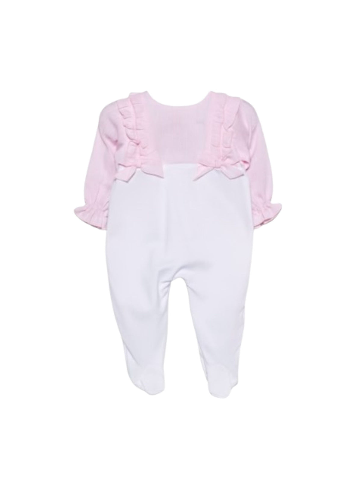 Tutina per neonata La Stupenderia bianca con dettaglio fiocchi 2TBTT52 D33 LA STUPENDERIA KIDS