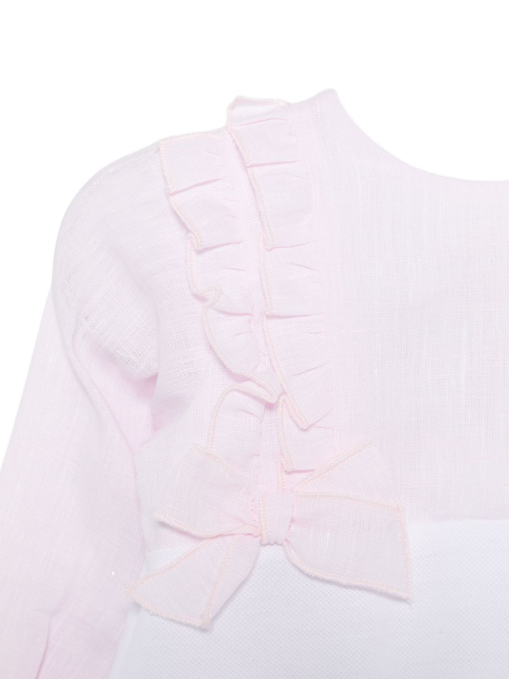 Tutina per neonata La Stupenderia bianca con dettaglio fiocchi 2TBTT52 D33 LA STUPENDERIA KIDS