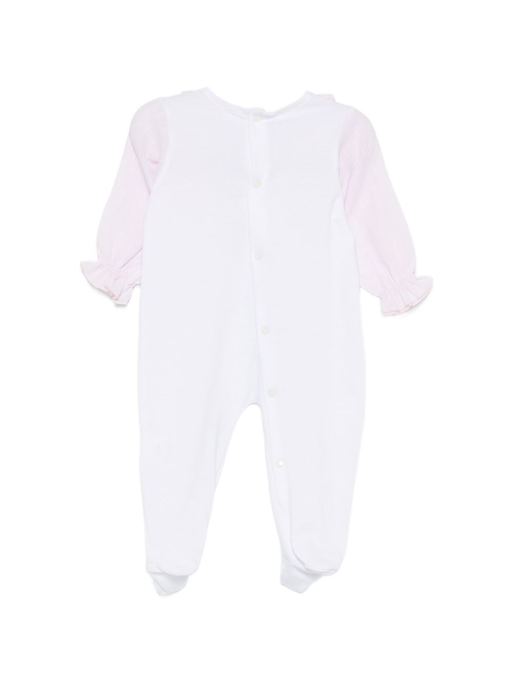 Tutina per neonata La Stupenderia bianca con dettaglio fiocchi 2TBTT52 D33 LA STUPENDERIA KIDS