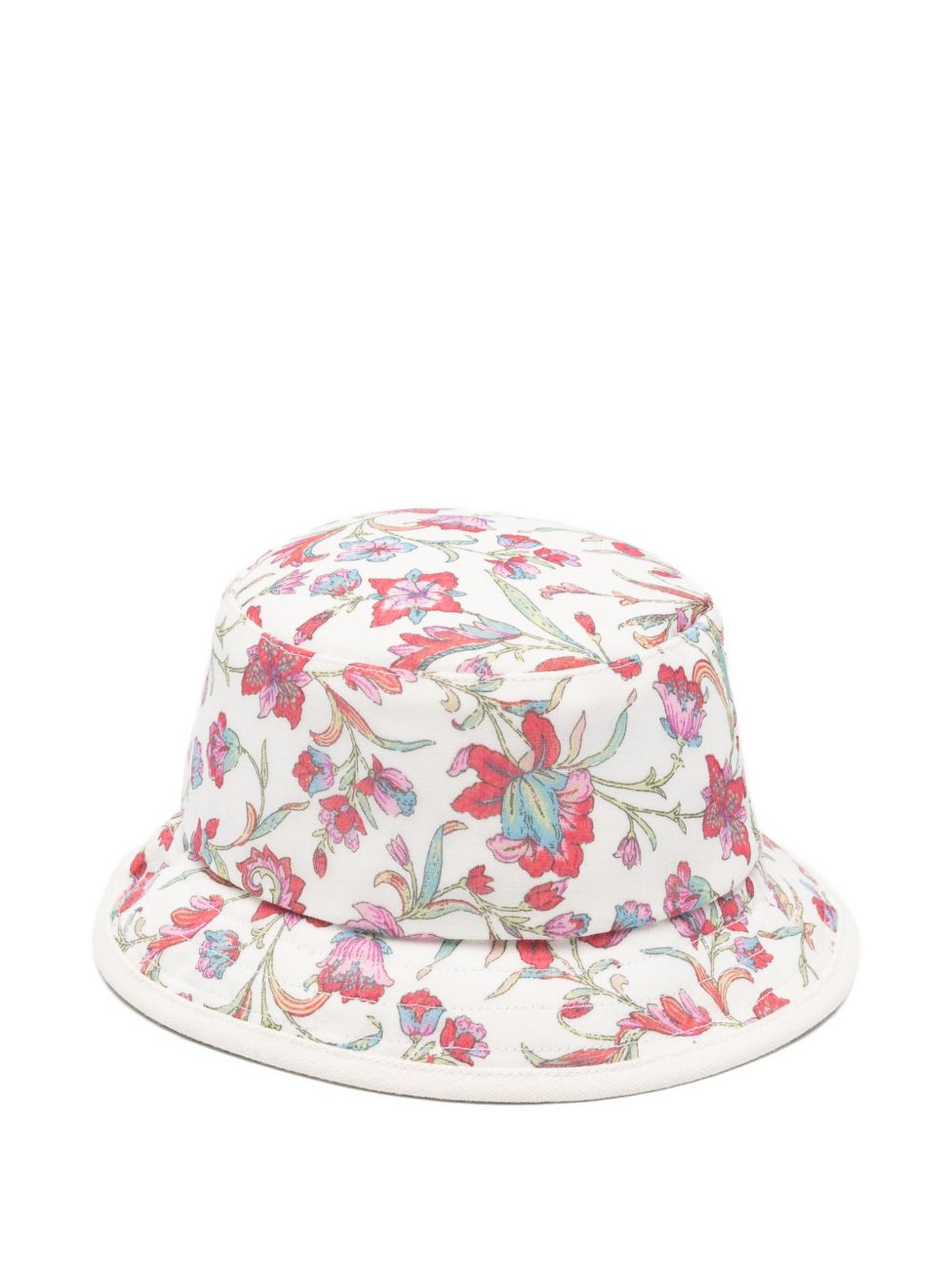 Cappello Lajik per neonata Louise Misha Kids bianco con stampa a fiori FAI-S26-R0069 CREAM LOUISE MISHA KIDS