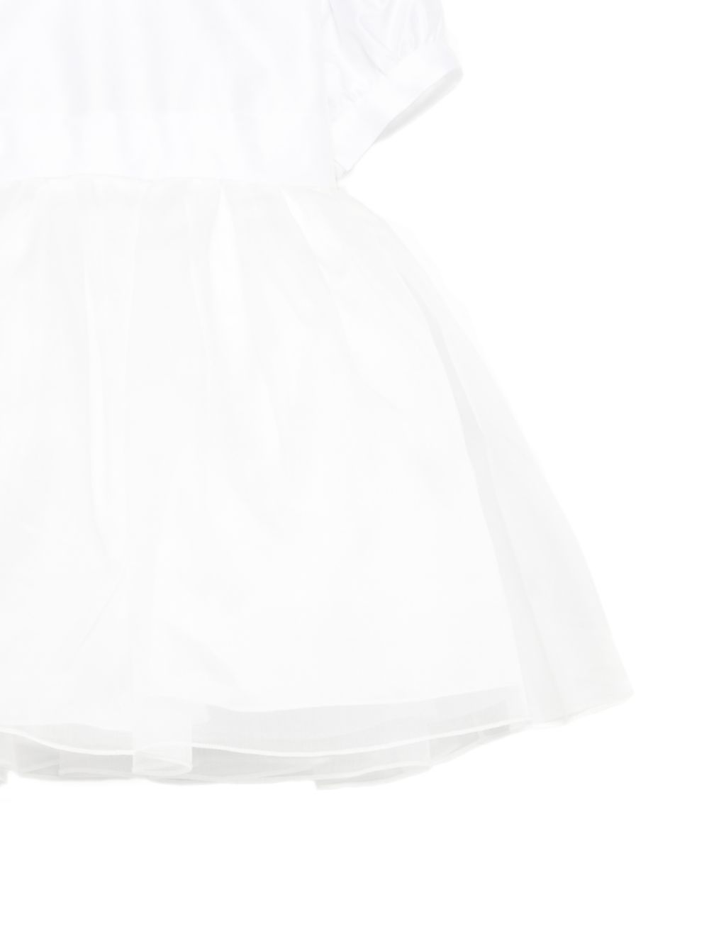 Abiti eleganti per neonata Mariella Ferrari bianco con colletto alla Peter Pan ATI9NB 074 MARIELLA FERRARI KIDS