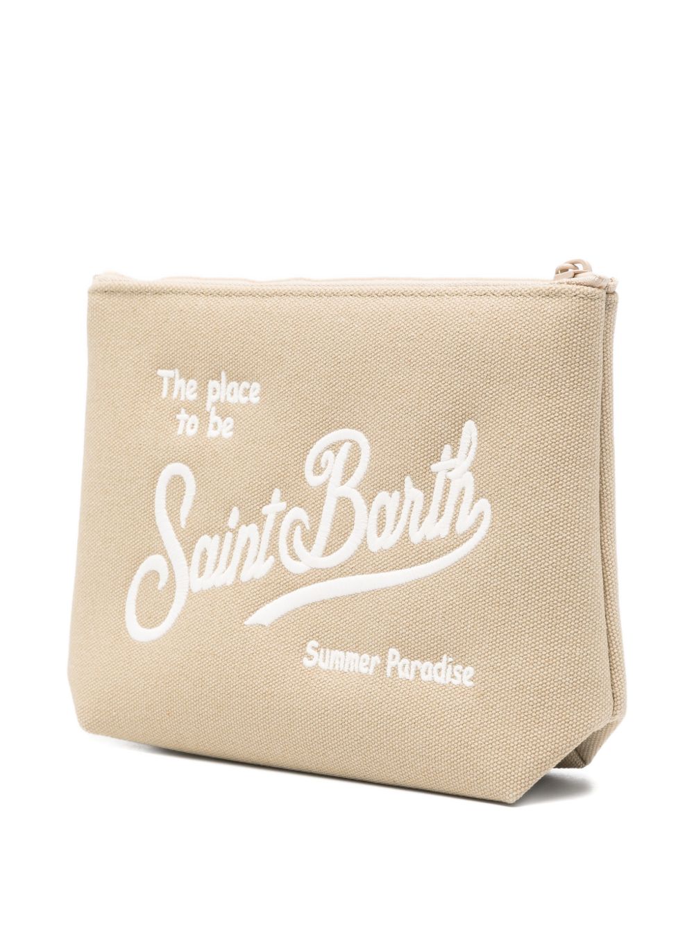 Pochette Aline MC2 Saint Barth beige con logo sul davanti ALI0047 01336L MC2 ST. BARTH KIDS