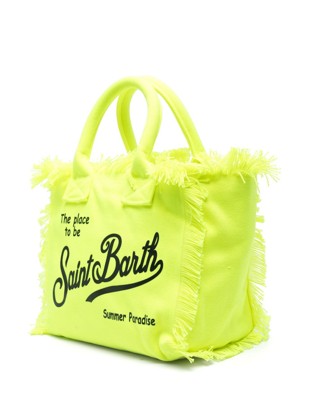 Borsa Colette MC2 Saint Barth gialla con stampa logo a contrasto COL0001 00007D MC2 ST. BARTH KIDS
