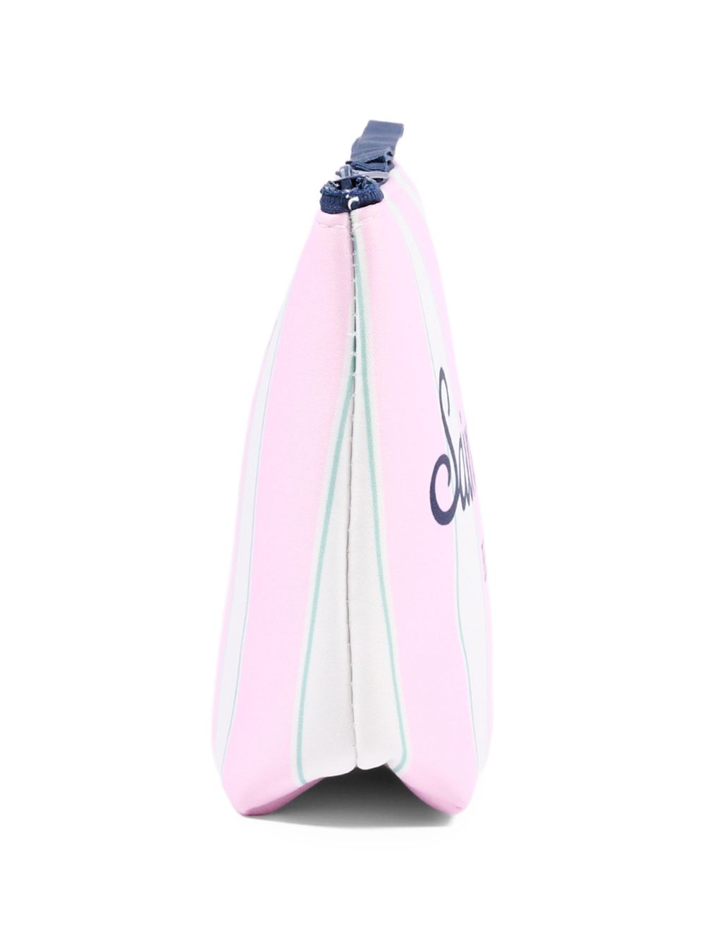 Pochette Aline MC2 Saint Barth bianca e rosa con designa righe ALIN001 00760L MC2 ST. BARTH KIDS