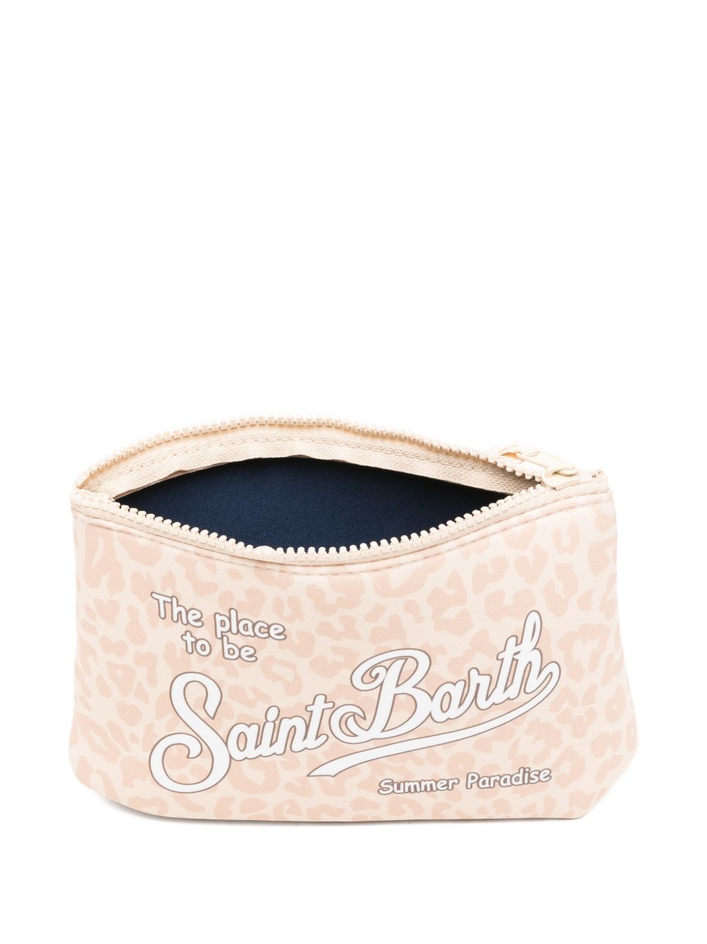 Pochette Aline MC2 Saint Barth beige con stampa animalier ALIN001 09411L MC2 ST. BARTH KIDS
