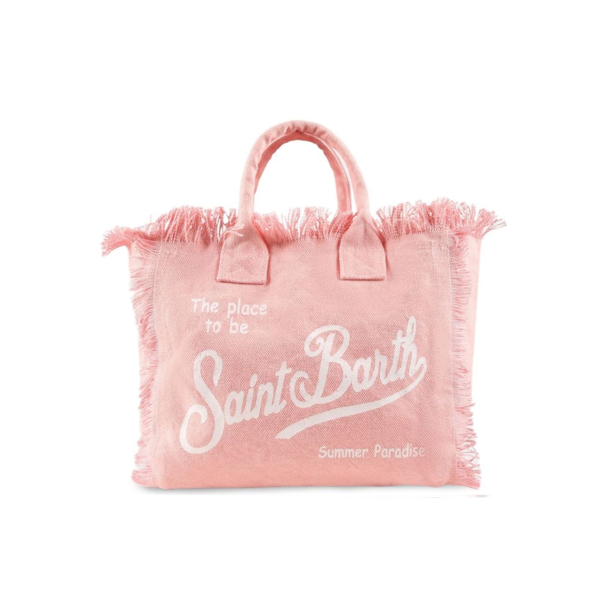 Borsa Colette MC2 Saint Barth rosa con dettaglio frange COL0001 00135L MC2 ST. BARTH KIDS