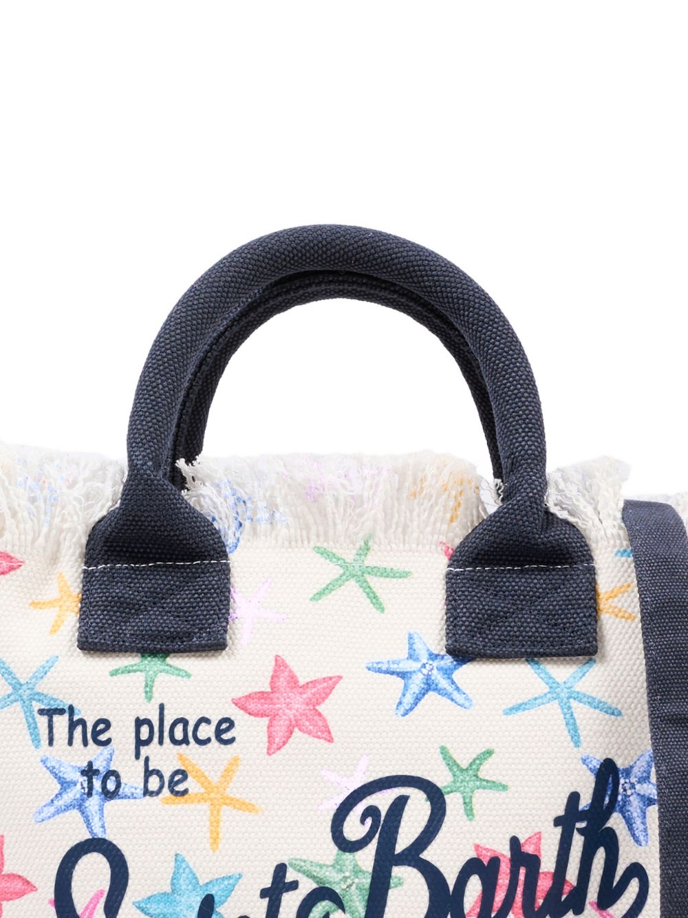 Borsa Colette MC2 Saint Barth bianca con stampa stelle marine COL0001 00578L MC2 ST. BARTH KIDS