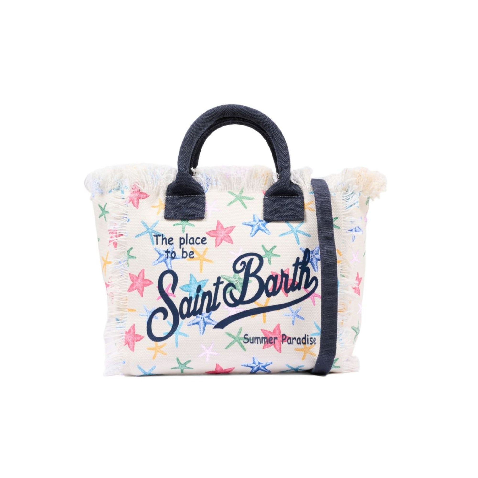 Borsa Colette MC2 Saint Barth bianca con stampa stelle marine COL0001 00578L MC2 ST. BARTH KIDS