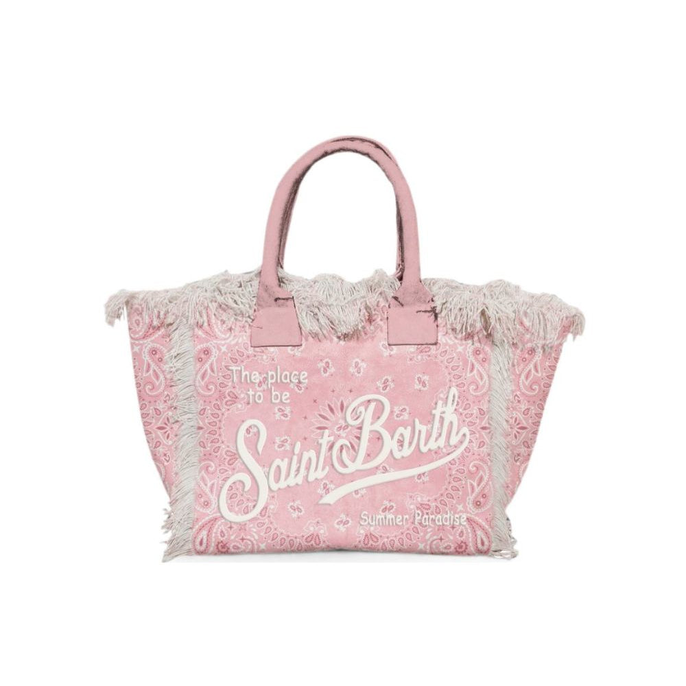 Borsa Colette MC2 Saint Barth rosa con dettaglio frange COL0001 00901L MC2 ST. BARTH KIDS