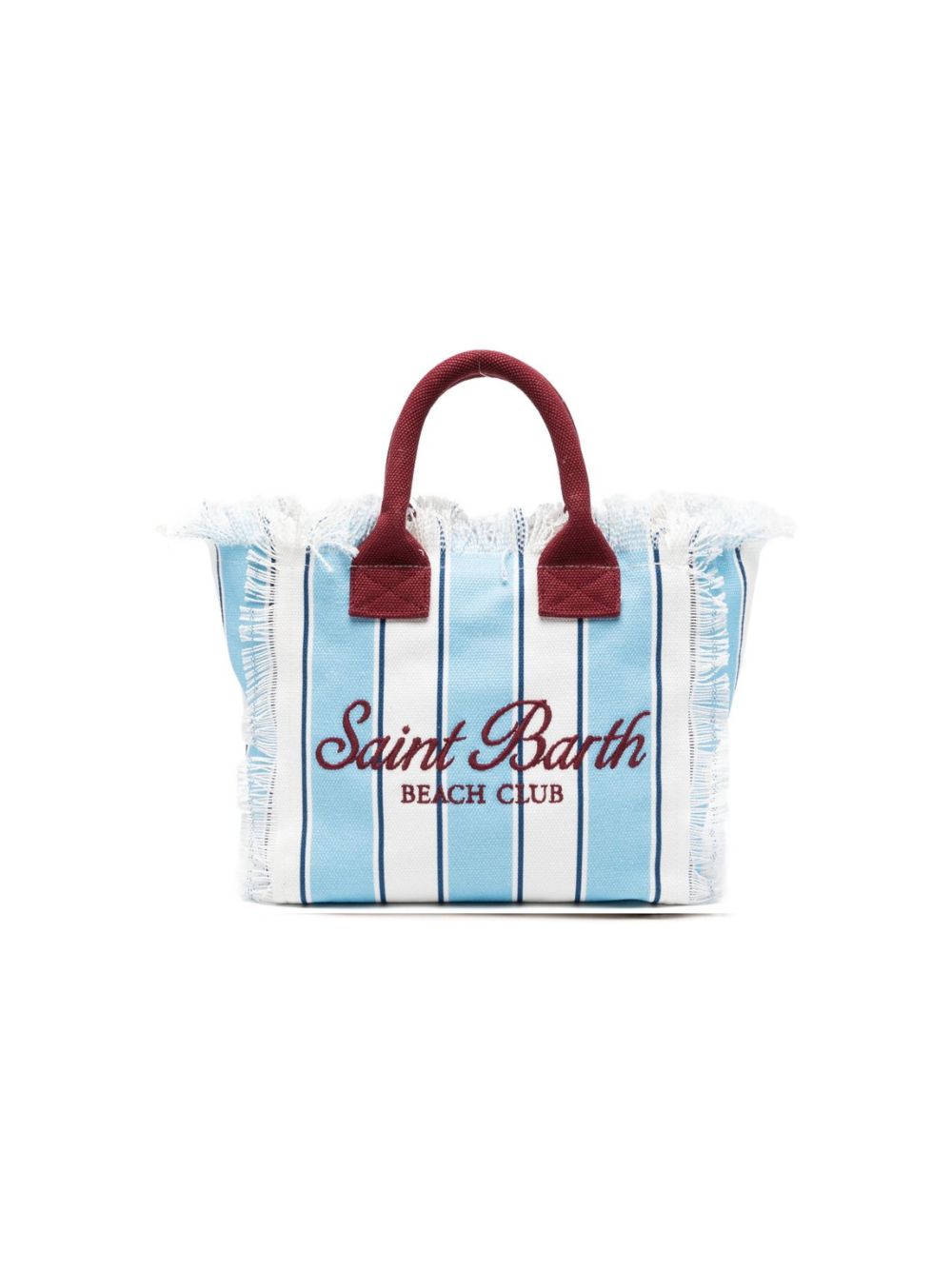 Borsa tote colette MC2 Saint Barth multicolore con frange COL0001 00938L MC2 ST. BARTH KIDS