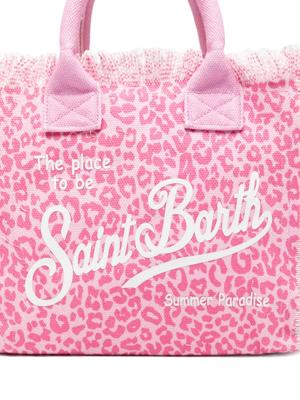 Borsa tote Colette MC2 Saint Barth animalier con dettaglio frange COL0001 03479L MC2 ST. BARTH KIDS