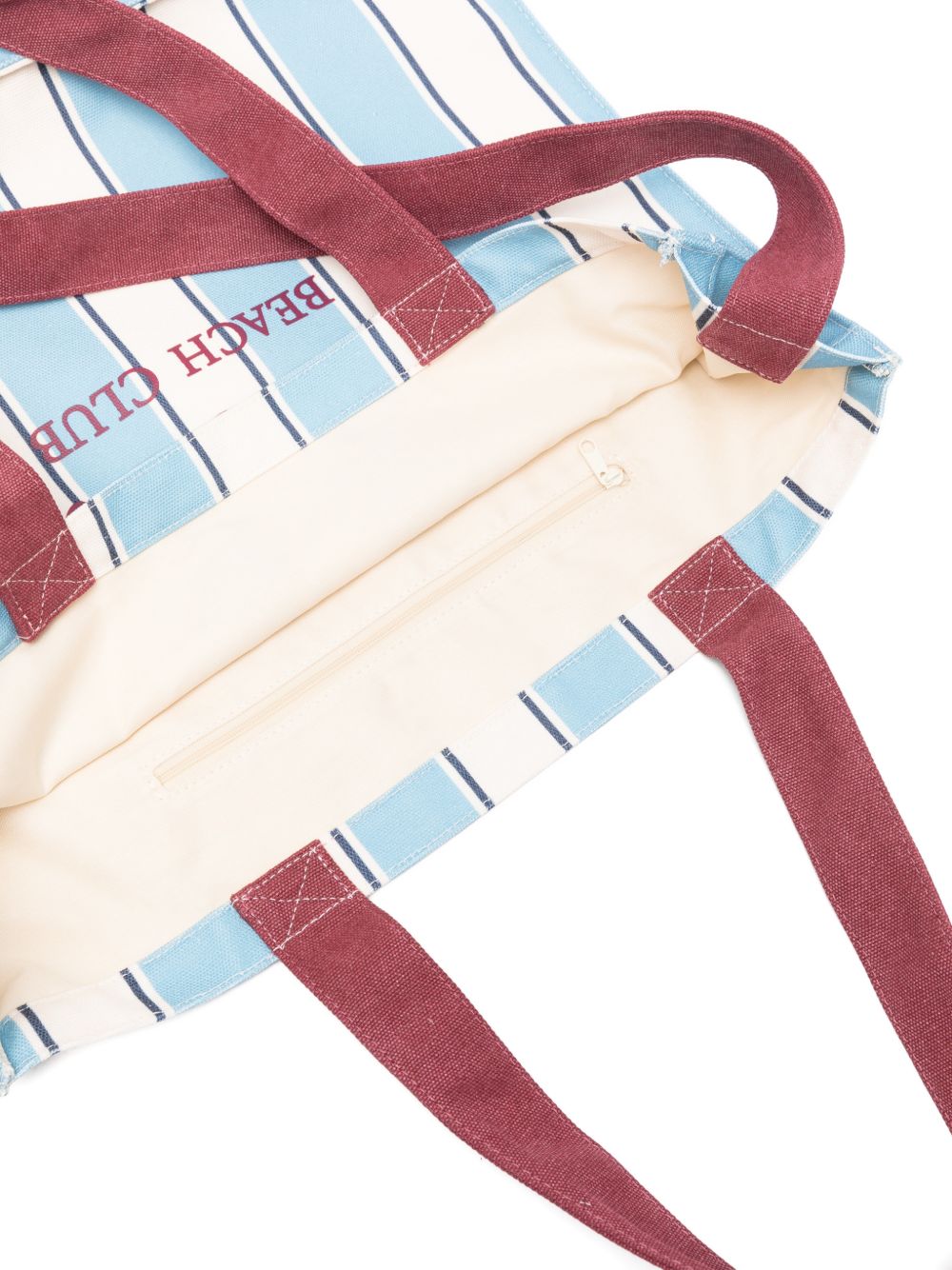 Borsa tote Essential Bag N MC2 Saint Barth multicolore con motivo a righe EBAGN007 07578L MC2 ST. BARTH KIDS