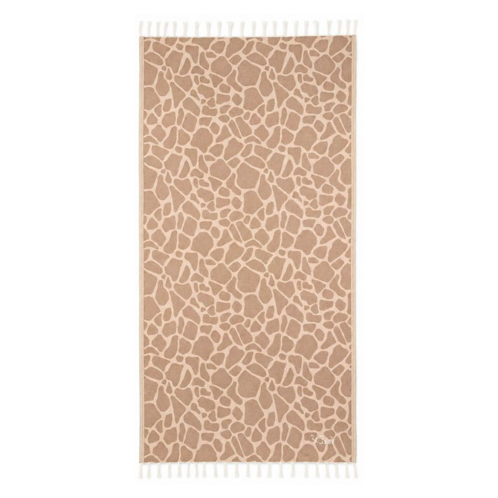 Telo mare MC2 Saint Barth animalier con dettaglio frange FOUT009 01061L MC2 ST. BARTH KIDS