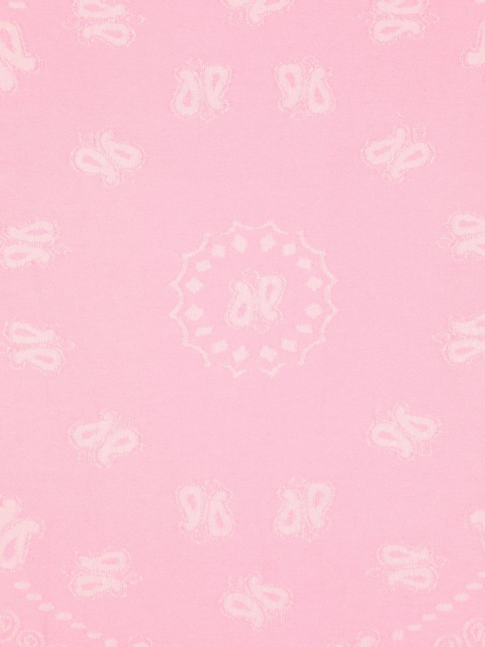 Telo mare per bambina MC2 Saint Barth Kids rosa con stampa grafica FOUT009 02704L MC2 ST. BARTH KIDS