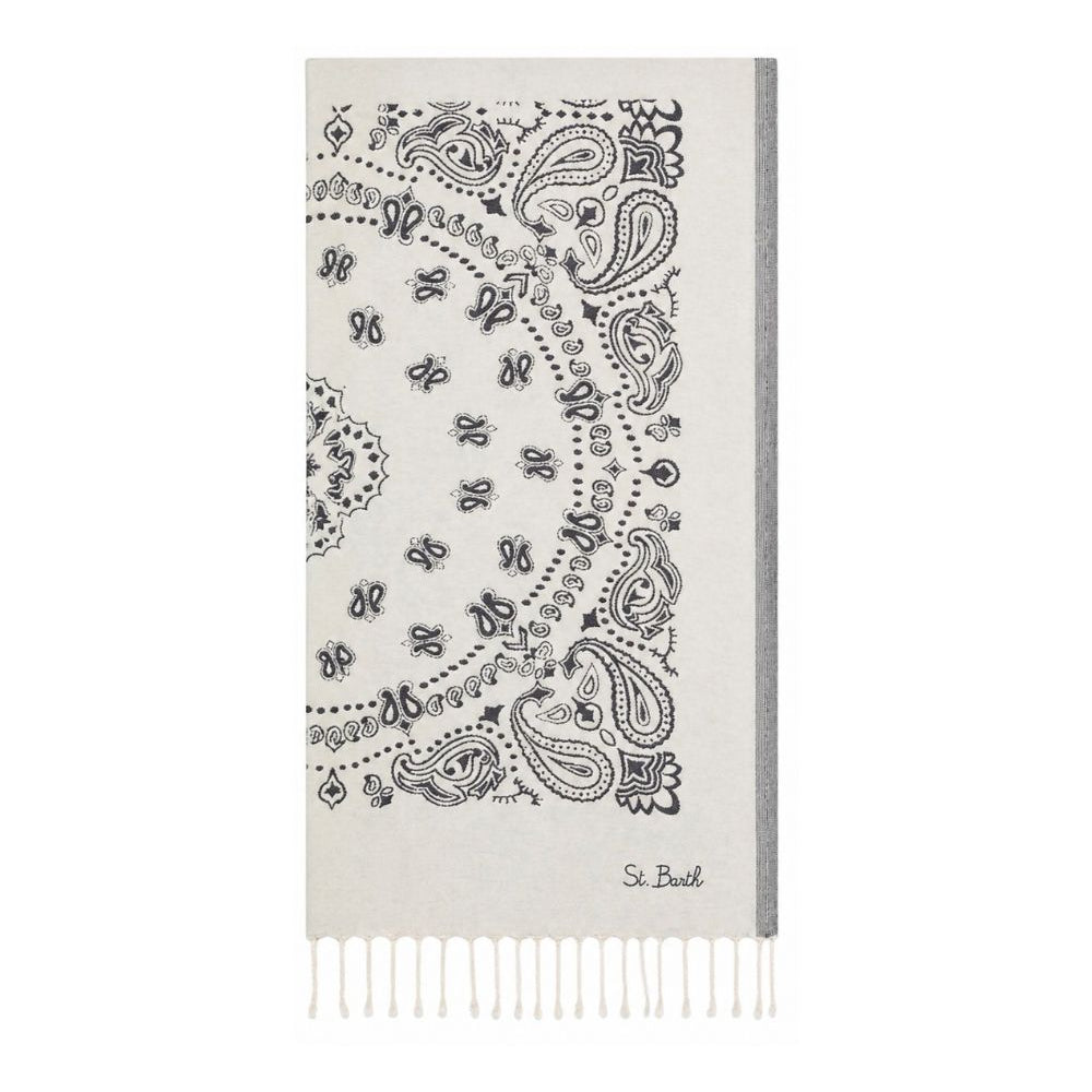 Telo mare MC2 Saint Barth multicolore con stampa Paisley all-over FOUT009 02709L MC2 ST. BARTH KIDS