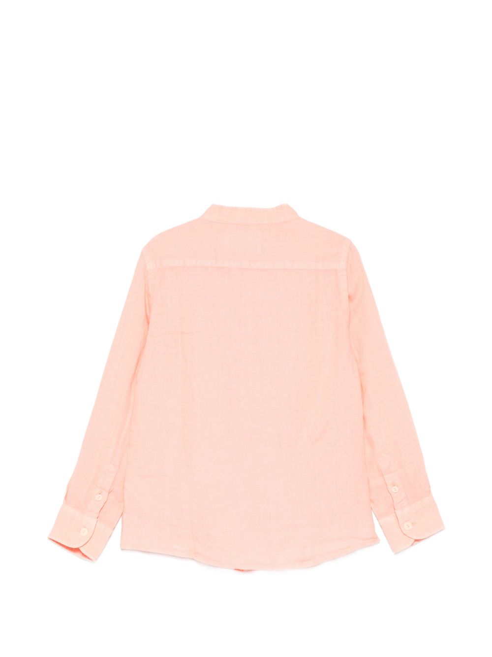 Camicia per bambino MC2 Saint Barth Kids rosa con colletto alla coreana PAT0001 00969L MC2 ST. BARTH KIDS