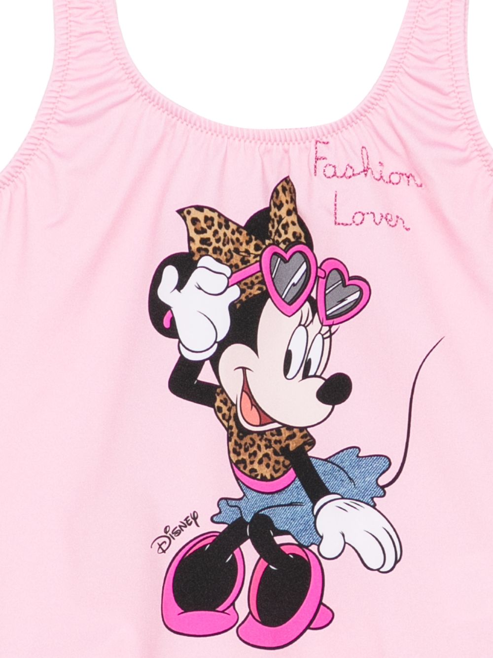 Costume intero per bambina MC2 Saint Barth Kids rosa con stampa grafica Disney TNA0001 02882L MC2 ST. BARTH KIDS