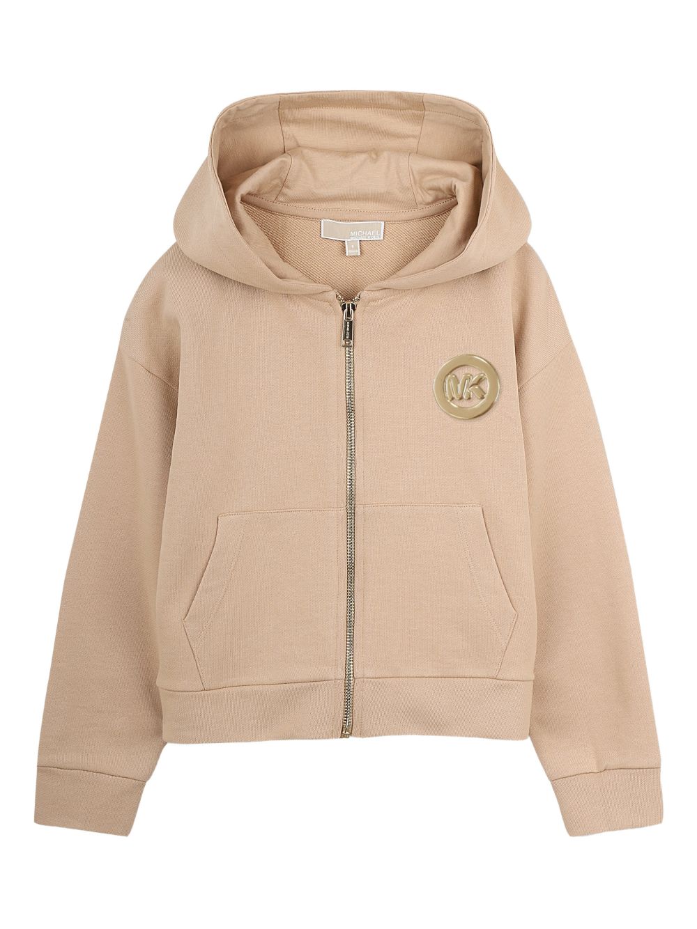 Felpa per bambino Michael Kors Kids beige con cappuccio R30590 215 MICHAEL KORS KIDS