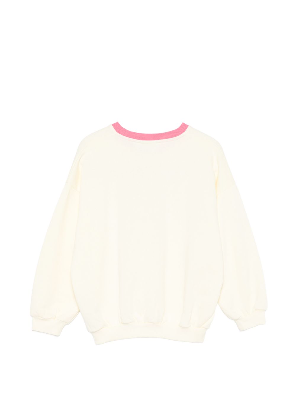Felpa per bambina Mini Rodini beige con scritta "The inter galactic travel agency" sul davanti 26220168 OFF WHITE MINI RODINI KIDS