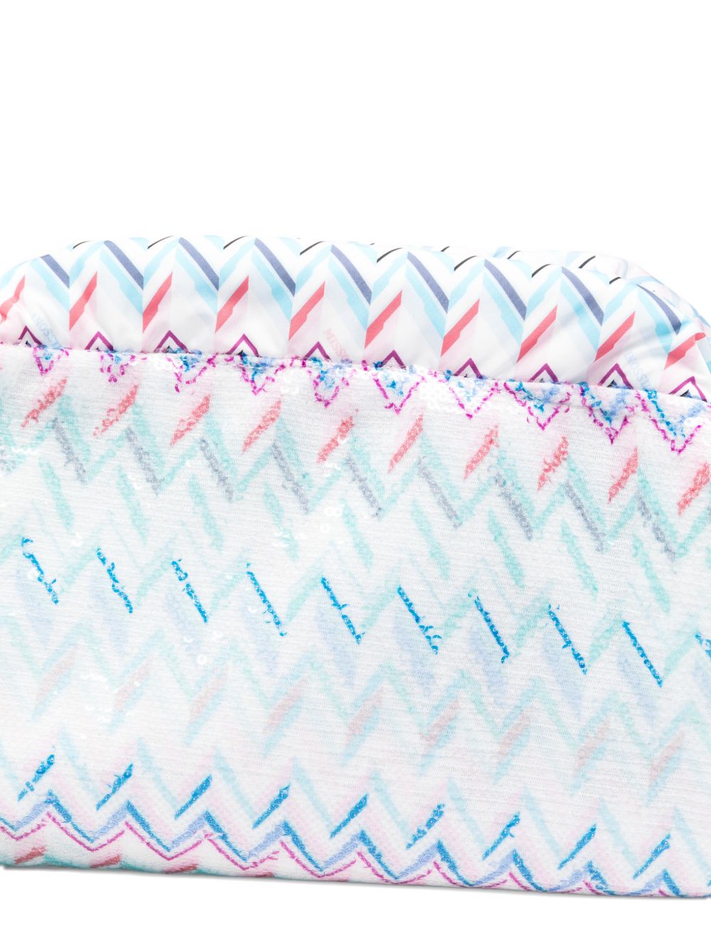 Borsa pert bambina Missoni Kids multicolore con motivo a zig zag MY0B38 U0251 600RS MISSONI KIDS