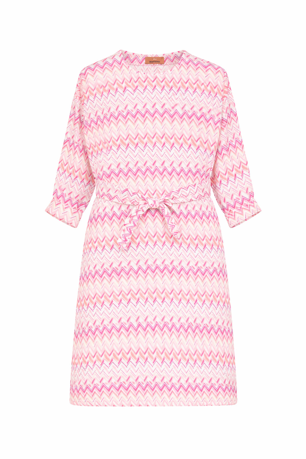 Abito per bambina Missoni Kids rosa a zig zag MY1B30 K0275 101FU MISSONI KIDS